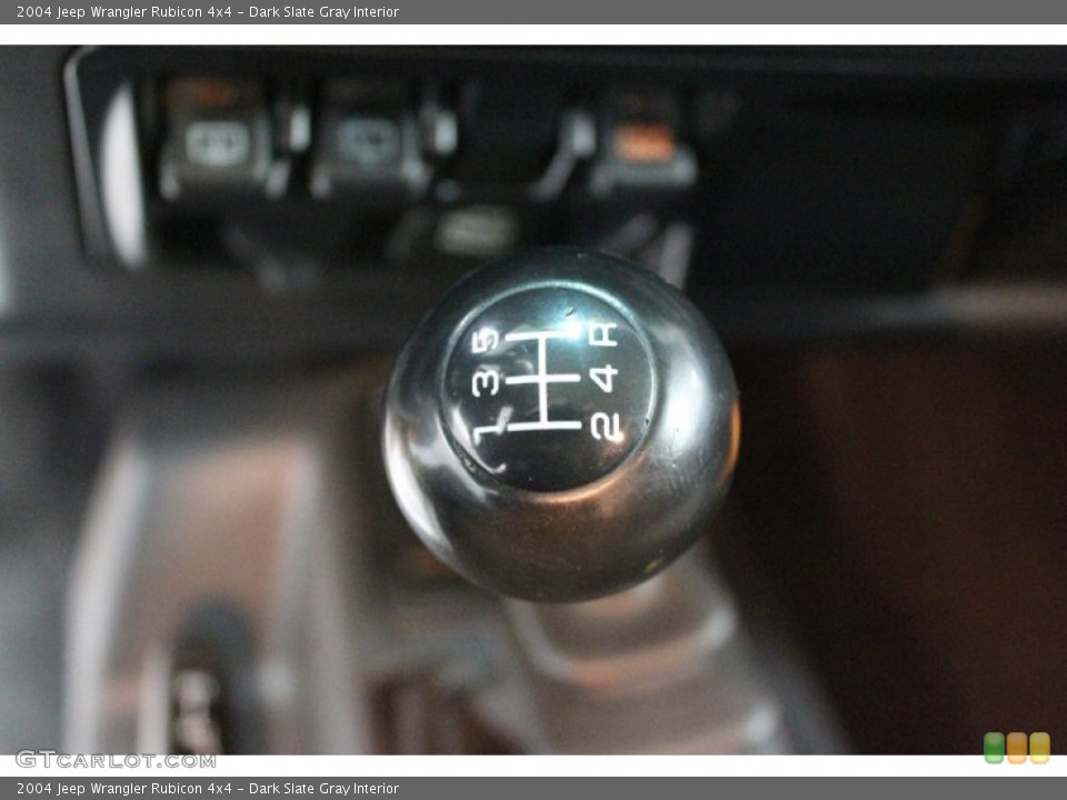 Dark Slate Gray Interior Transmission for the 2004 Jeep Wrangler Rubicon 4x4 #59578965