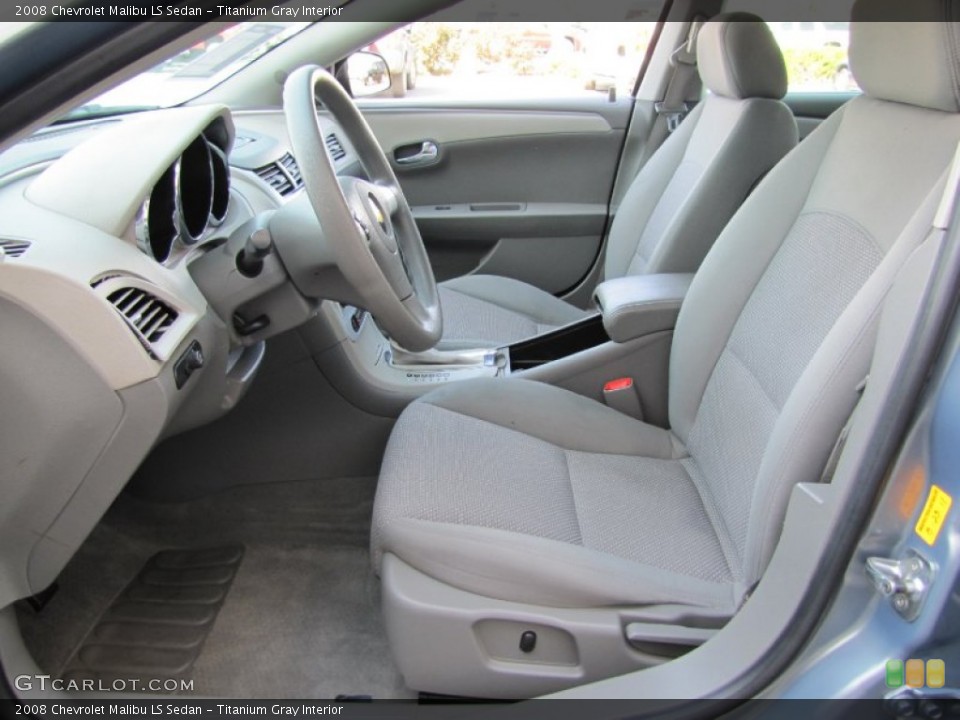 Titanium Gray Interior Photo for the 2008 Chevrolet Malibu LS Sedan #59580252