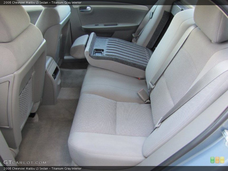 Titanium Gray Interior Photo for the 2008 Chevrolet Malibu LS Sedan #59580393