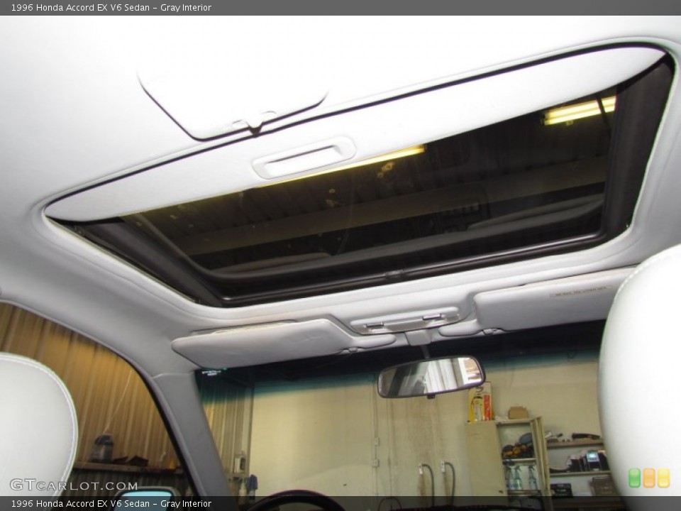 Gray Interior Sunroof for the 1996 Honda Accord EX V6 Sedan #59581470