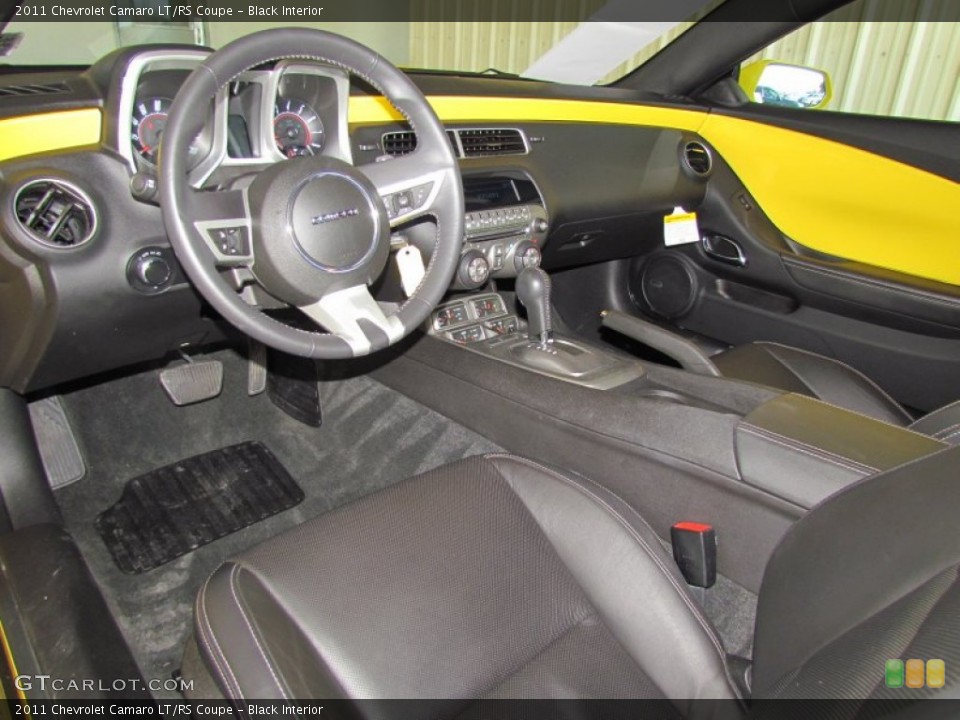 Black Interior Prime Interior for the 2011 Chevrolet Camaro LT/RS Coupe #59582646