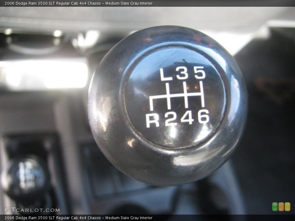 Medium Slate Gray Interior Transmission for the 2006 Dodge Ram 3500 SLT Regular Cab 4x4 Chassis #59584208