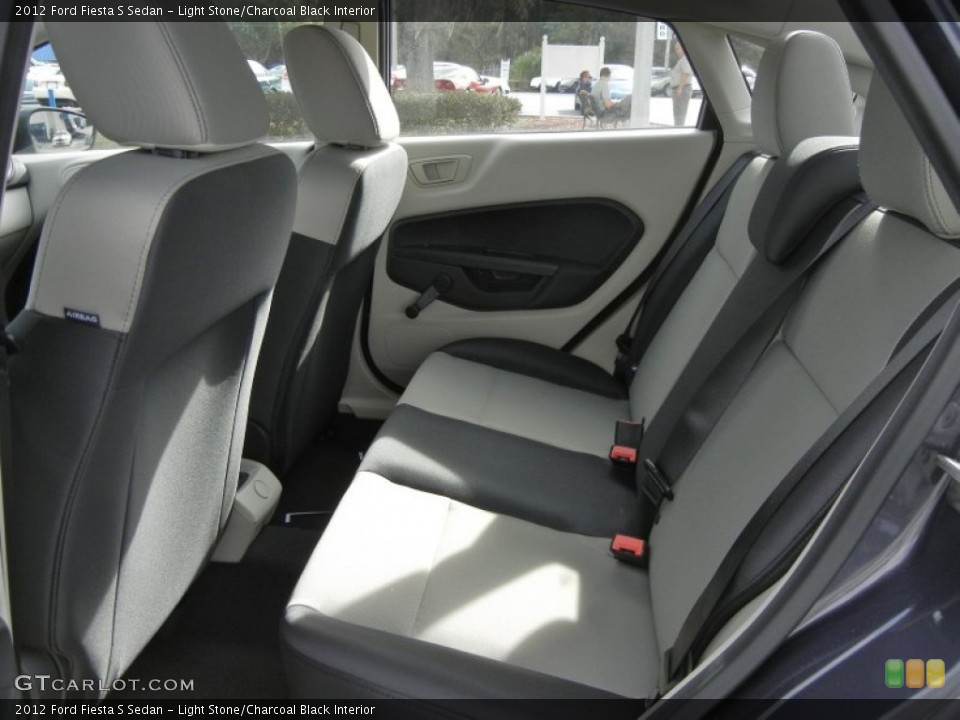 Light Stone/Charcoal Black Interior Photo for the 2012 Ford Fiesta S Sedan #59584268