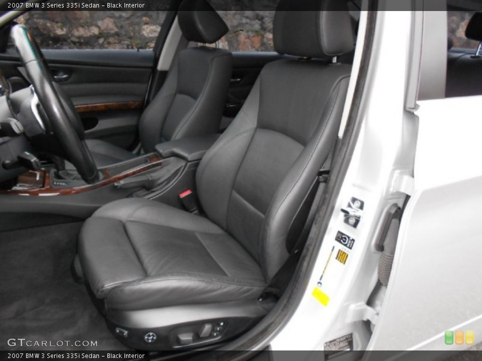 Black Interior Photo for the 2007 BMW 3 Series 335i Sedan #59585007