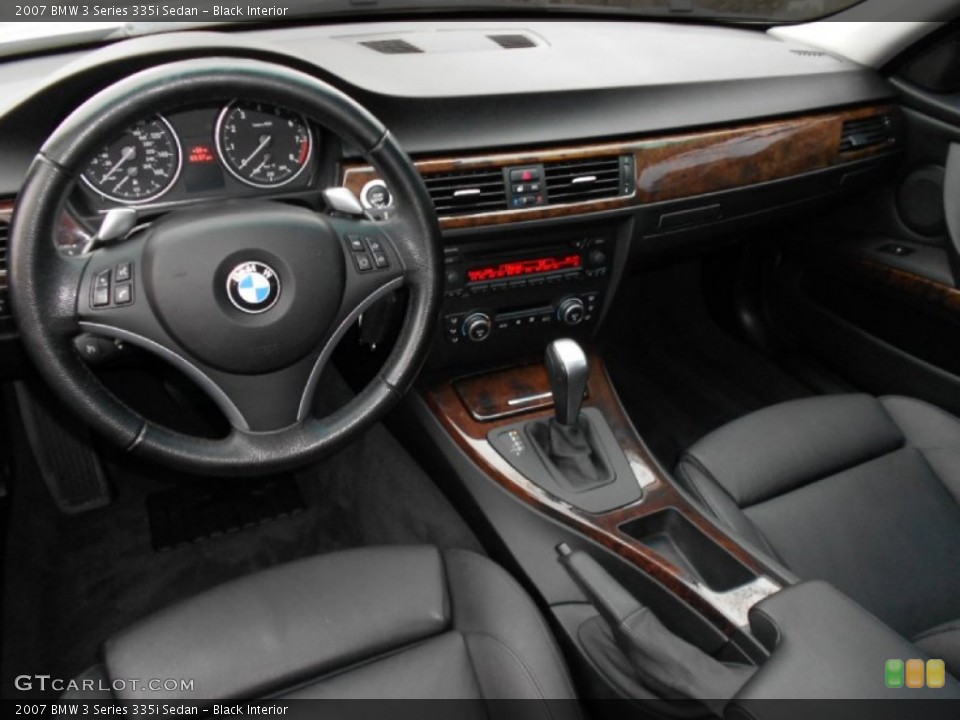 Black Interior Dashboard for the 2007 BMW 3 Series 335i Sedan #59585025
