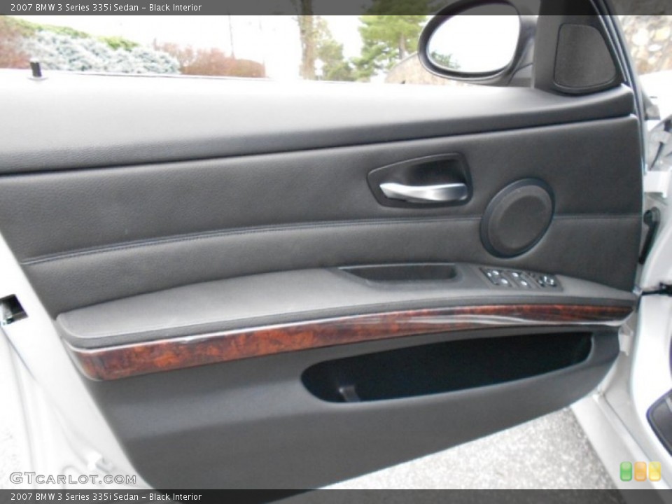 Black Interior Door Panel for the 2007 BMW 3 Series 335i Sedan #59585134