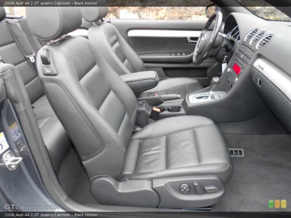 Black Interior Photo for the 2008 Audi A4 2.0T quattro Cabriolet #59585589