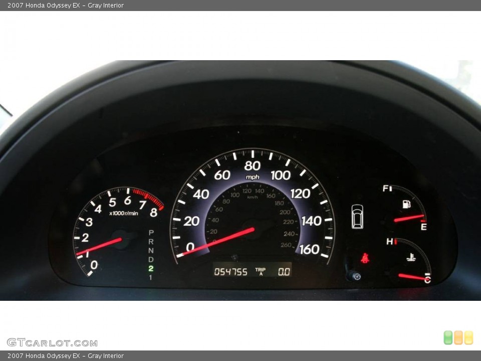 Gray Interior Gauges for the 2007 Honda Odyssey EX #59587119
