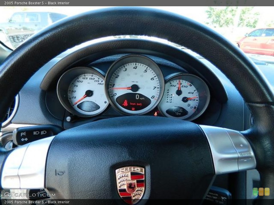 Black Interior Gauges for the 2005 Porsche Boxster S #59588139