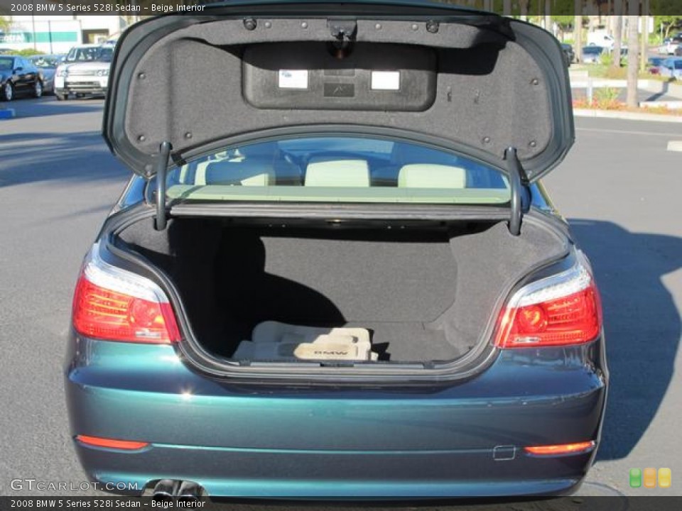 Beige Interior Trunk for the 2008 BMW 5 Series 528i Sedan #59588412