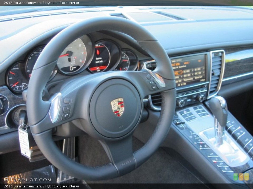Black Interior Dashboard for the 2012 Porsche Panamera S Hybrid #59588725