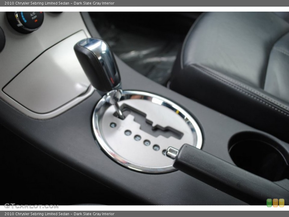 Dark Slate Gray Interior Transmission for the 2010 Chrysler Sebring Limited Sedan #59590478