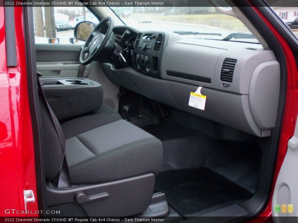 Dark Titanium Interior Photo for the 2012 Chevrolet Silverado 3500HD WT Regular Cab 4x4 Chassis #59592132