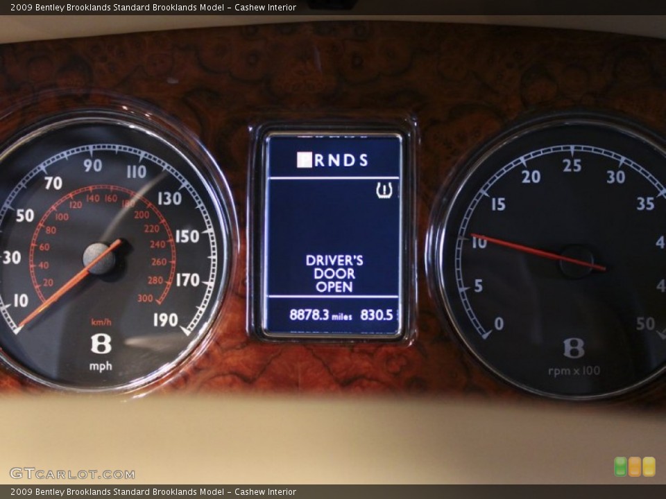 Cashew Interior Gauges for the 2009 Bentley Brooklands  #59592382