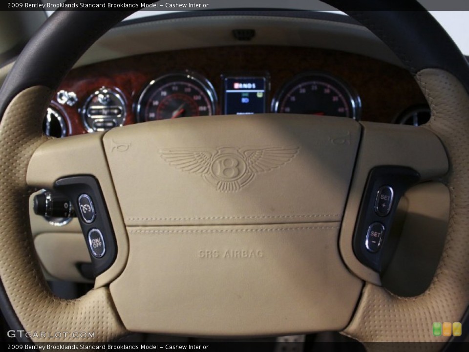 Cashew Interior Steering Wheel for the 2009 Bentley Brooklands  #59592534