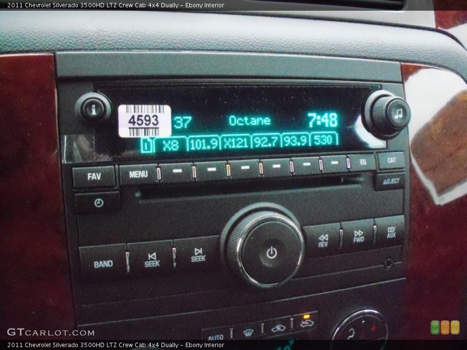 Ebony Interior Audio System for the 2011 Chevrolet Silverado 3500HD LTZ Crew Cab 4x4 Dually #59592535