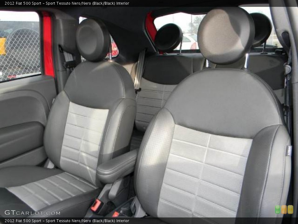 Sport Tessuto Nero/Nero (Black/Black) Interior Photo for the 2012 Fiat 500 Sport #59592885