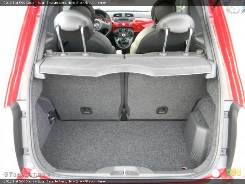 Sport Tessuto Nero/Nero (Black/Black) Interior Trunk for the 2012 Fiat 500 Sport #59592948