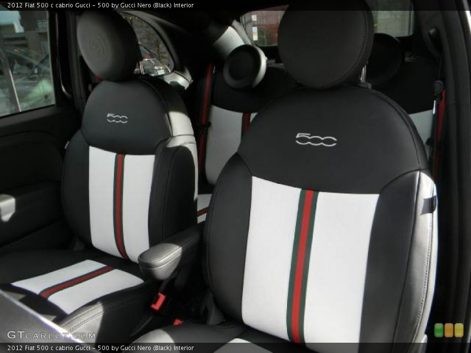 500 by Gucci Nero (Black) Interior Photo for the 2012 Fiat 500 c cabrio Gucci #59593185