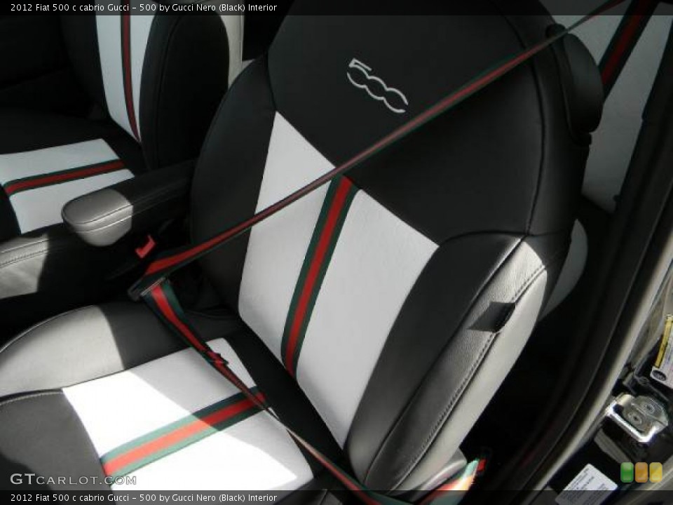 500 by Gucci Nero (Black) Interior Photo for the 2012 Fiat 500 c cabrio Gucci #59593193