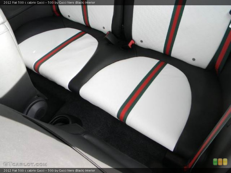 500 by Gucci Nero (Black) Interior Photo for the 2012 Fiat 500 c cabrio Gucci #59593212
