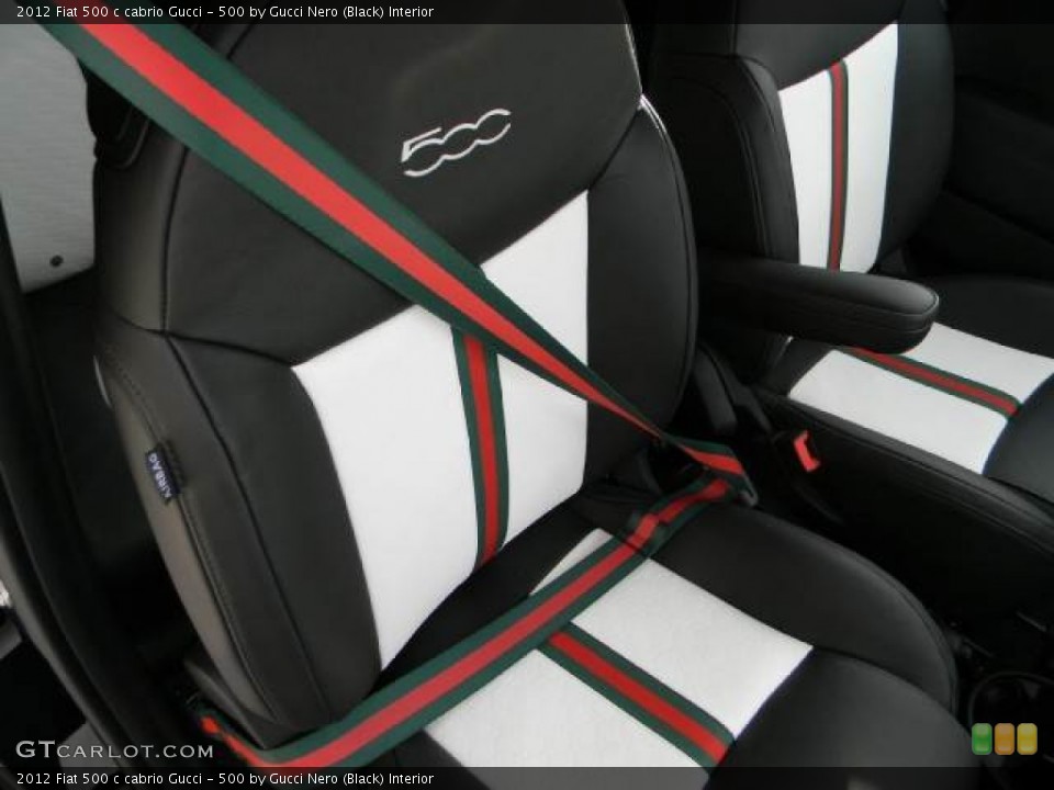 500 by Gucci Nero (Black) Interior Photo for the 2012 Fiat 500 c cabrio Gucci #59593248