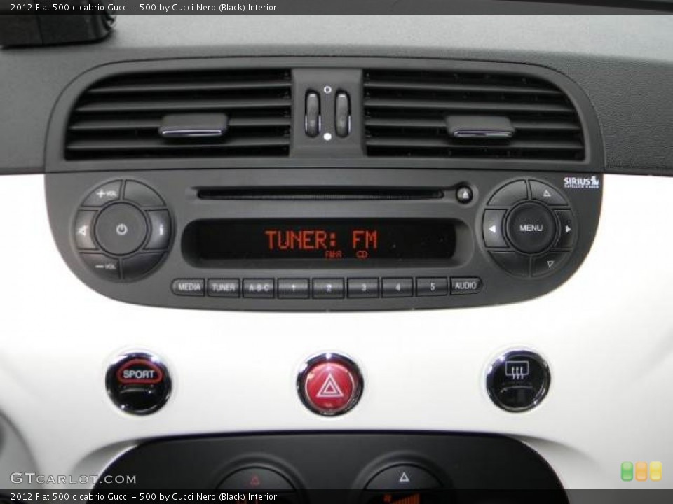500 by Gucci Nero (Black) Interior Audio System for the 2012 Fiat 500 c cabrio Gucci #59593300