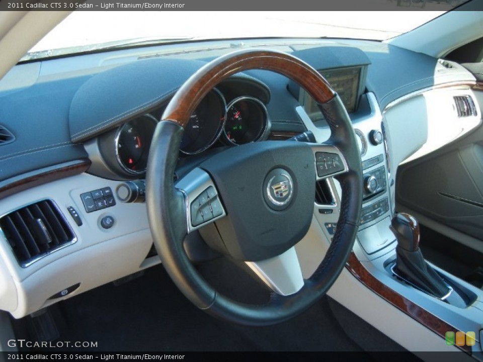 Light Titanium/Ebony Interior Steering Wheel for the 2011 Cadillac CTS 3.0 Sedan #59593785