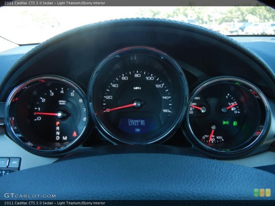 Light Titanium/Ebony Interior Gauges for the 2011 Cadillac CTS 3.0 Sedan #59593803