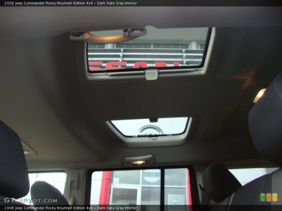 Dark Slate Gray Interior Sunroof for the 2008 Jeep Commander Rocky Mountain Edition 4x4 #59594220