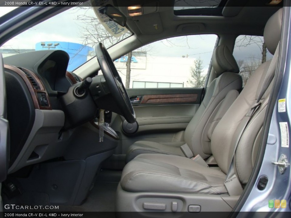 Ivory Interior Photo for the 2008 Honda CR-V EX-L 4WD #59594499