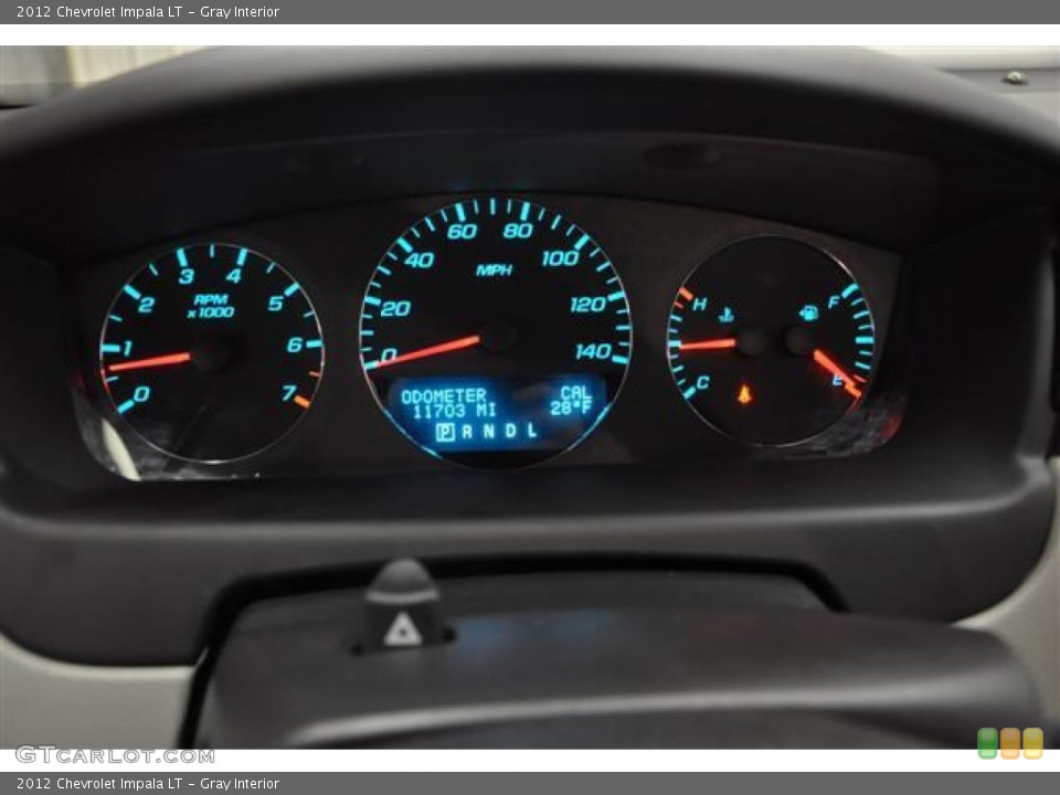 Gray Interior Gauges for the 2012 Chevrolet Impala LT #59595030