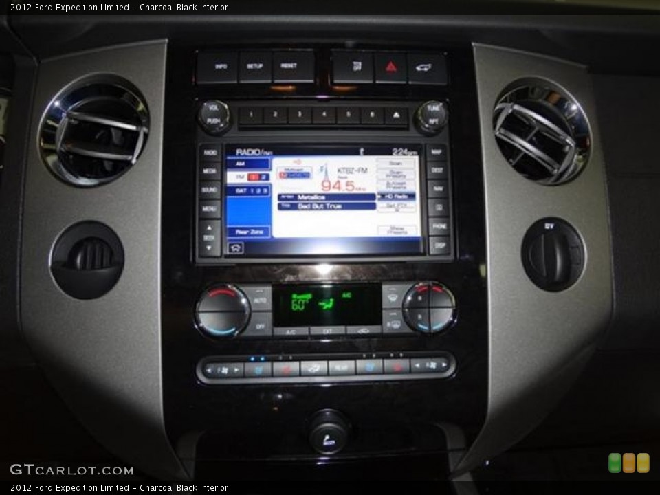 Charcoal Black Interior Controls for the 2012 Ford Expedition Limited #59595393
