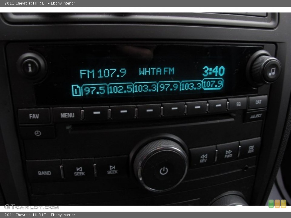 Ebony Interior Audio System for the 2011 Chevrolet HHR LT #59596032
