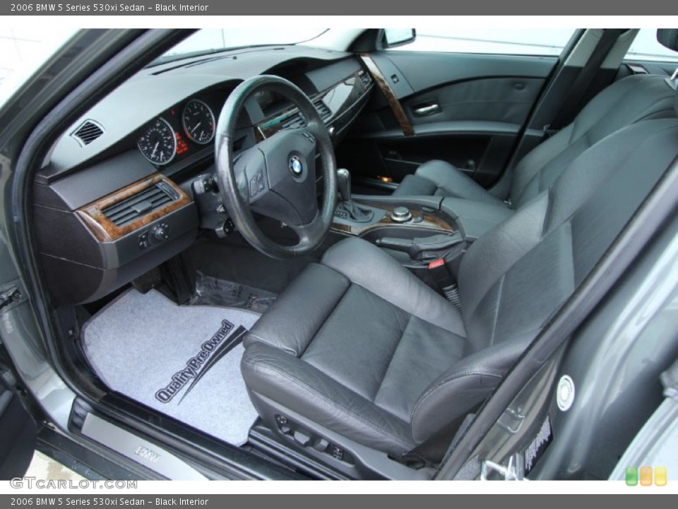 Black Interior Photo for the 2006 BMW 5 Series 530xi Sedan #59597802