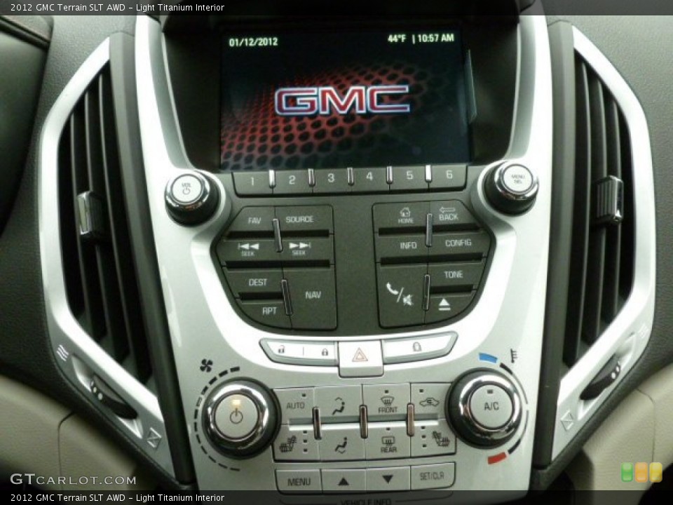 Light Titanium Interior Controls for the 2012 GMC Terrain SLT AWD #59598143