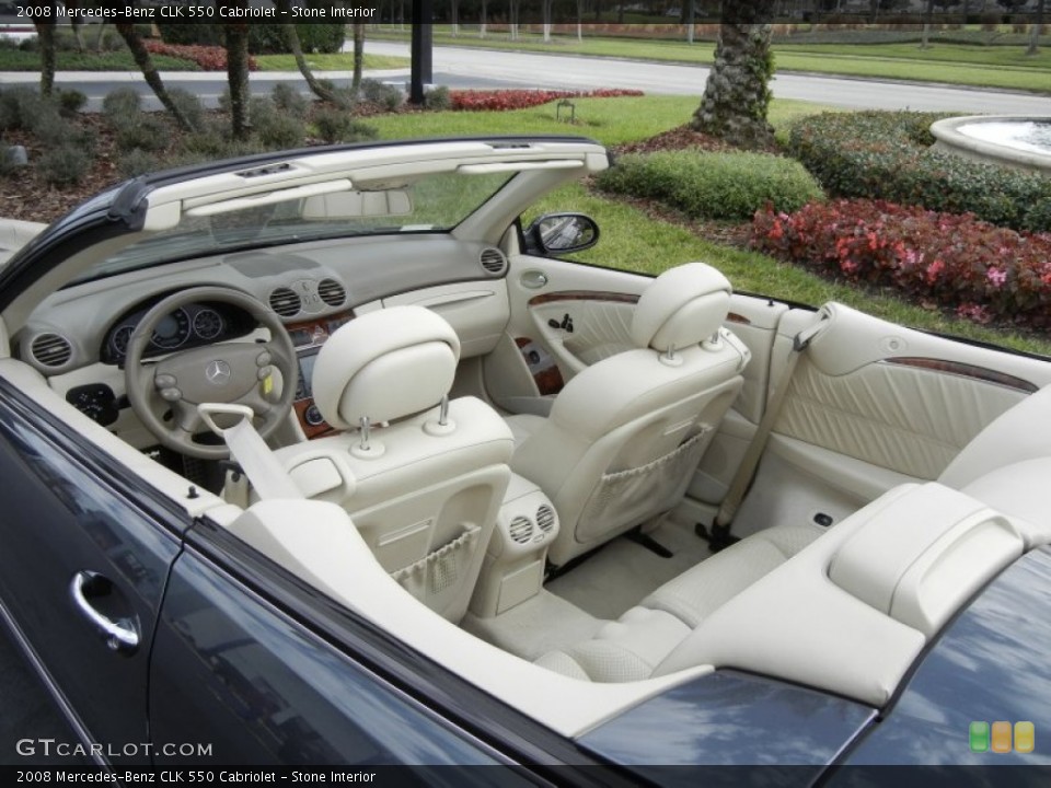 Stone Interior Photo for the 2008 Mercedes-Benz CLK 550 Cabriolet #59599101