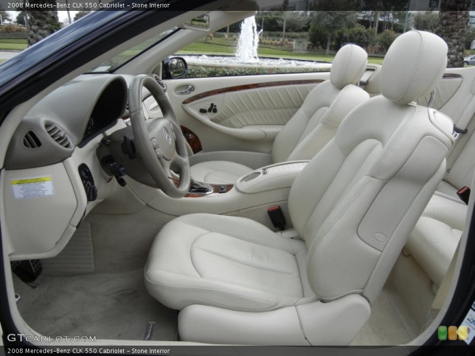 Stone Interior Photo for the 2008 Mercedes-Benz CLK 550 Cabriolet #59599152