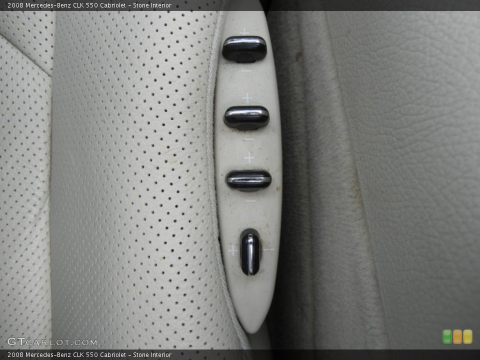 Stone Interior Controls for the 2008 Mercedes-Benz CLK 550 Cabriolet #59599170