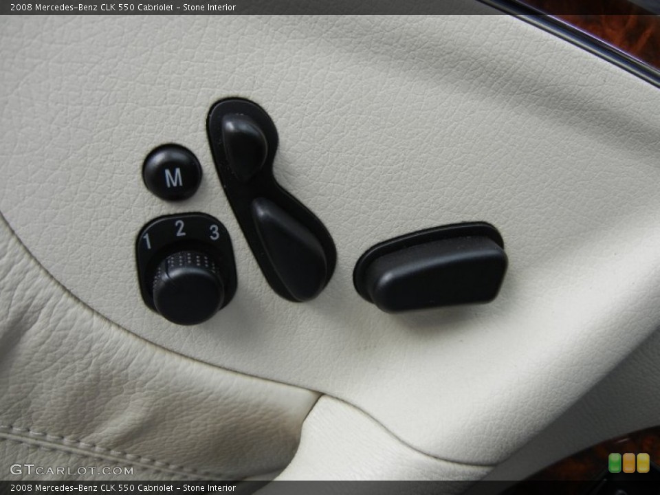 Stone Interior Controls for the 2008 Mercedes-Benz CLK 550 Cabriolet #59599185