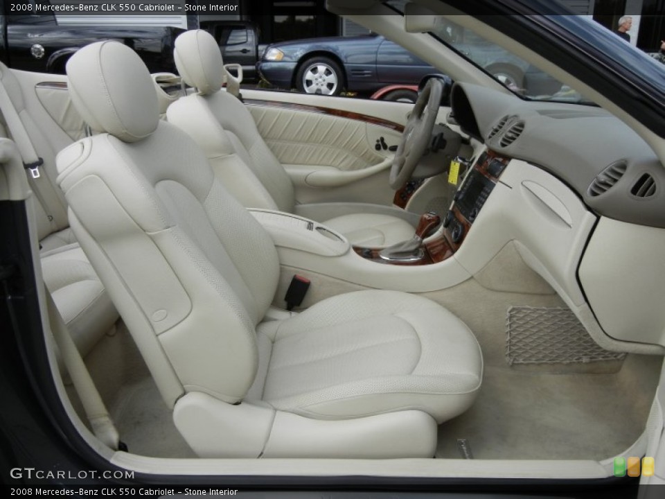 Stone Interior Photo for the 2008 Mercedes-Benz CLK 550 Cabriolet #59599203
