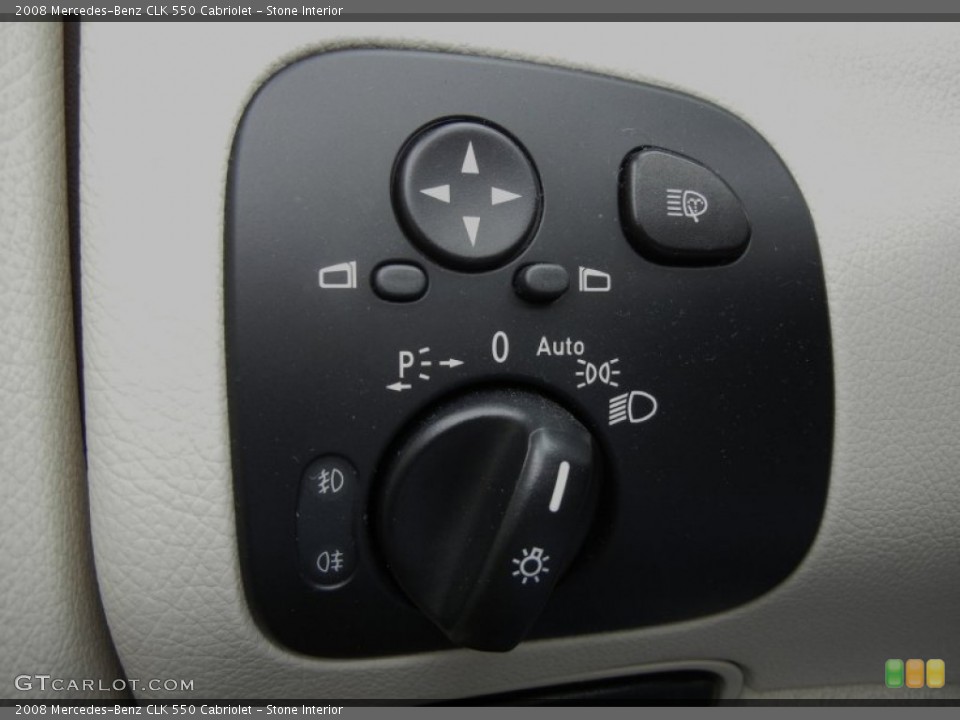 Stone Interior Controls for the 2008 Mercedes-Benz CLK 550 Cabriolet #59599299