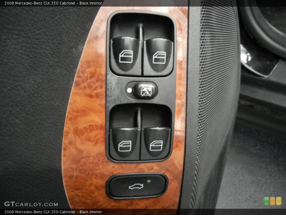 Black Interior Controls for the 2008 Mercedes-Benz CLK 350 Cabriolet #59599520