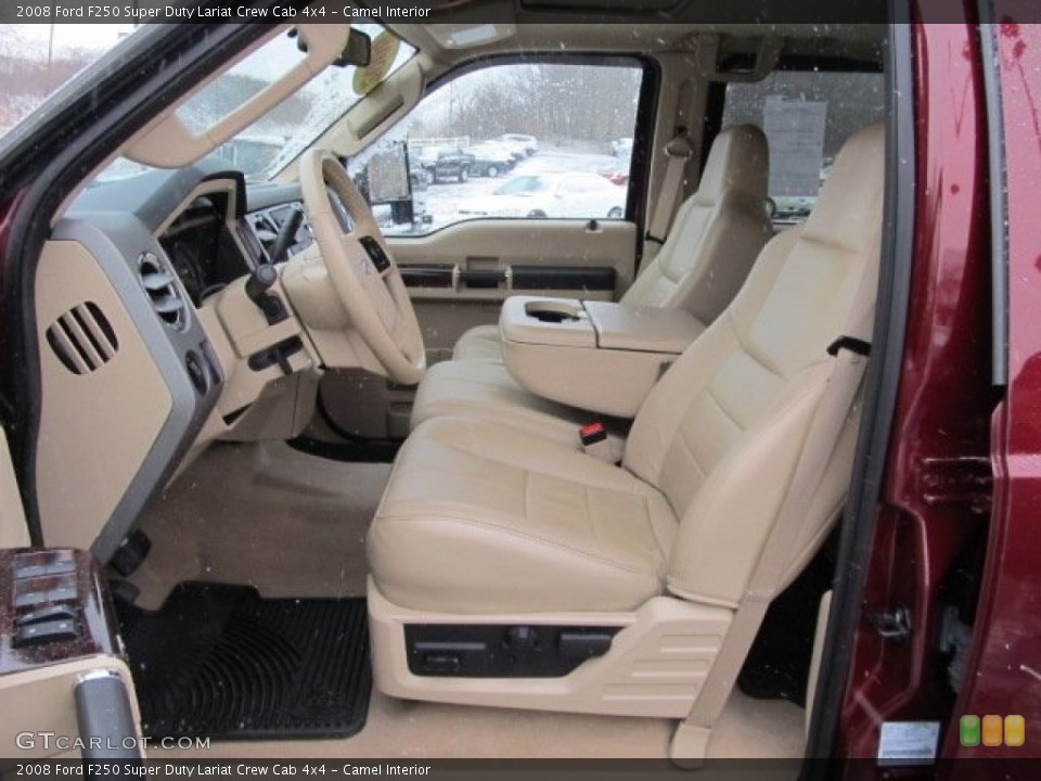 Camel Interior Photo for the 2008 Ford F250 Super Duty Lariat Crew Cab 4x4 #59599528