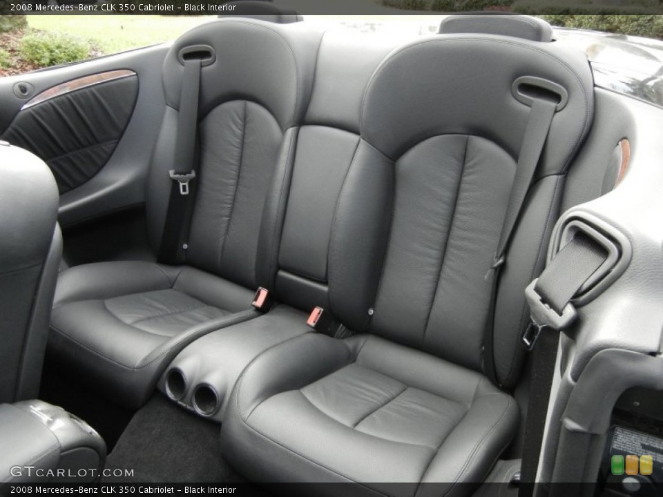 Black Interior Photo for the 2008 Mercedes-Benz CLK 350 Cabriolet #59599539