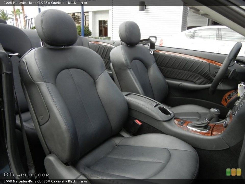 Black Interior Photo for the 2008 Mercedes-Benz CLK 350 Cabriolet #59599557