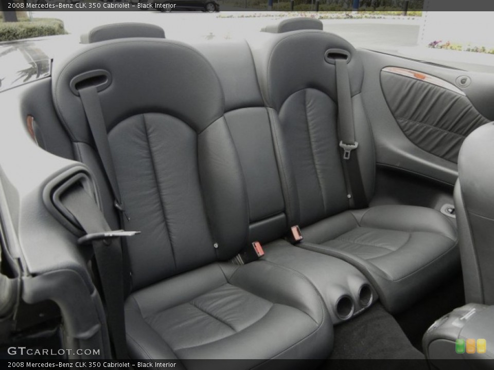 Black Interior Photo for the 2008 Mercedes-Benz CLK 350 Cabriolet #59599566