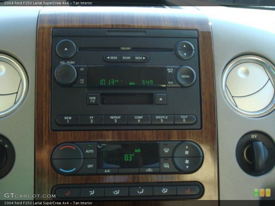 Tan Interior Audio System for the 2004 Ford F150 Lariat SuperCrew 4x4 #59600586