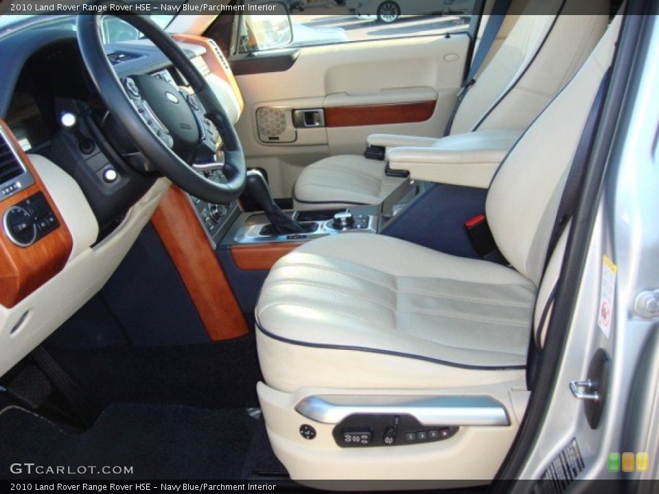 Navy Blue/Parchment Interior Photo for the 2010 Land Rover Range Rover HSE #59600781