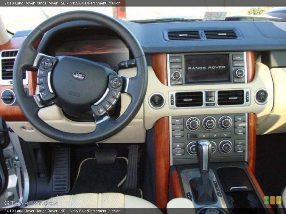 Navy Blue/Parchment Interior Dashboard for the 2010 Land Rover Range Rover HSE #59600808
